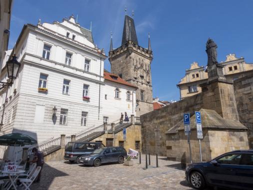 Pohled na okolí trafostanice