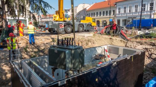 Pochozí trafostanice GRITEC