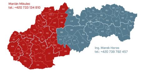 Mapa Slovensko