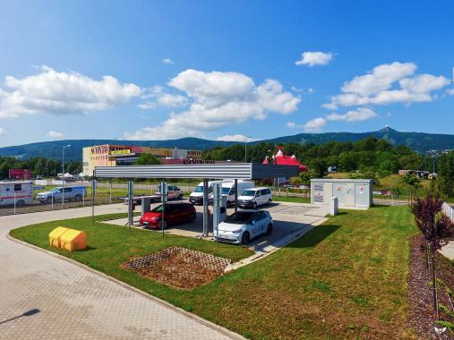 Trafostanice a dobíjecí infrastruktura