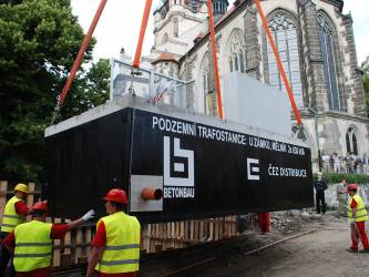 Podzemní trafostanice Mělník