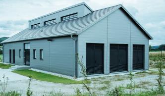 Střecha kombibudovy