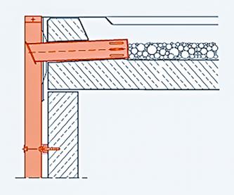 Stogo latakai iš aliuminio