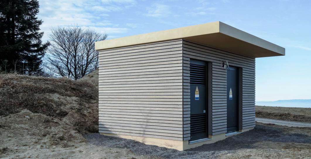 Fasáda technické budovy